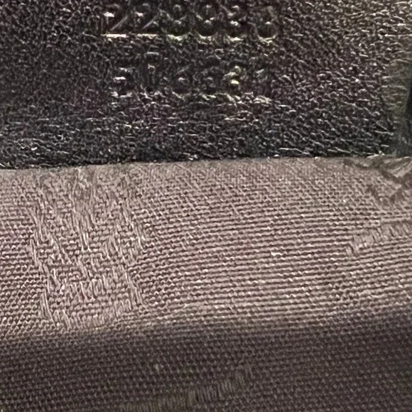 GUCCI Galaxy Two-Way Bag Black Leather Vintage Medium Satchel Purse Silver Chain - Picture 5 of 13